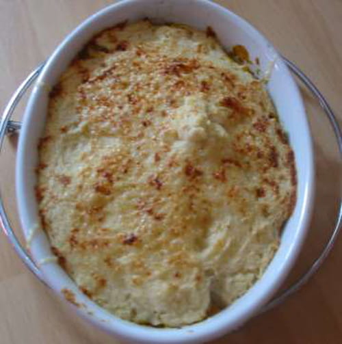 Gratin de légumes au millet et à la ricotta
