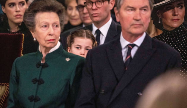 Princesse Anne et princesse Charlotte