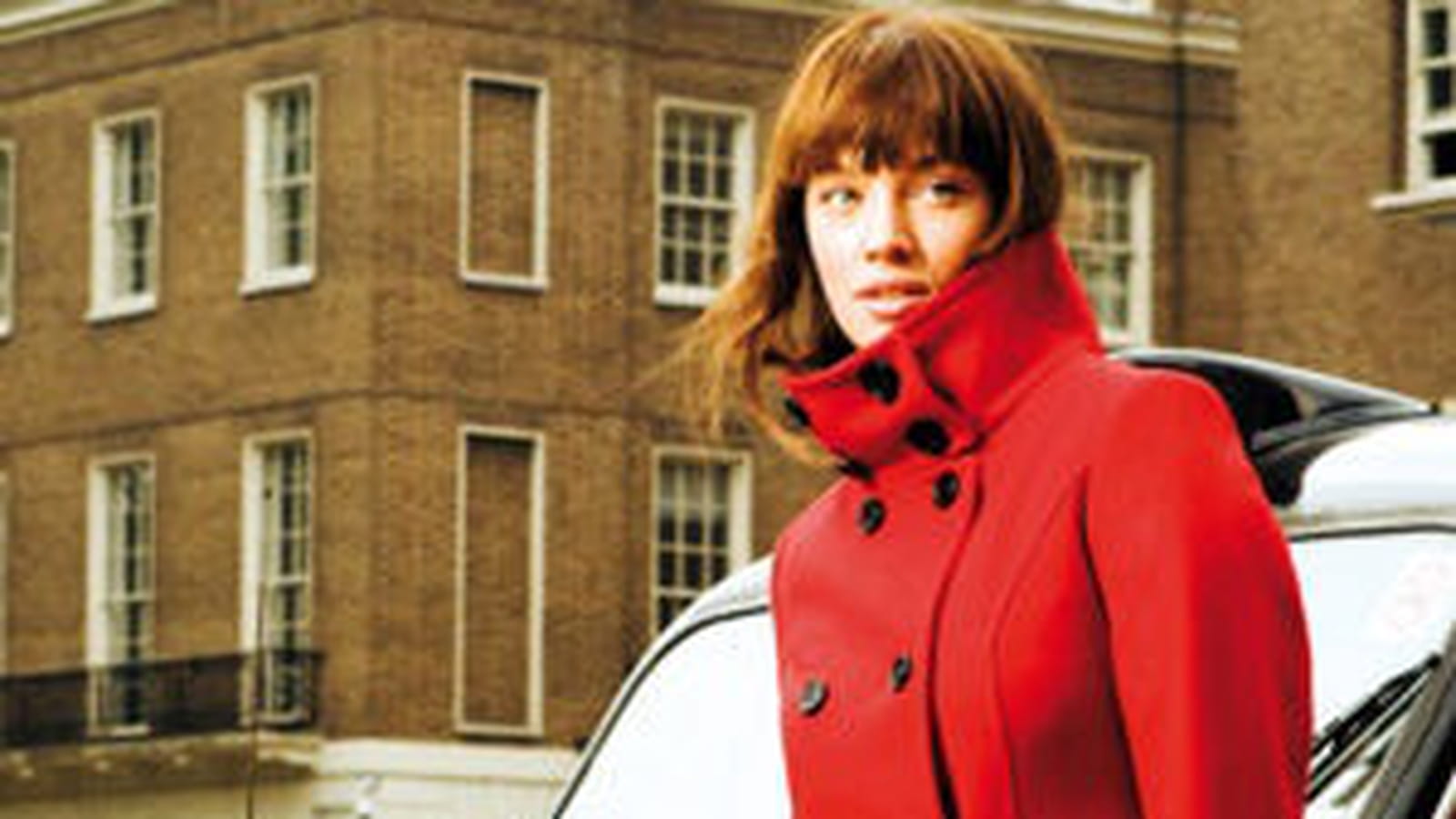 Manteau rouge de Camaïeu
