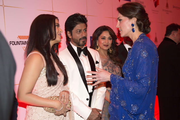 Aishwarya Rai, Shah Rukh Khan, Madhuri Dixit Nene et Kate Middleton
