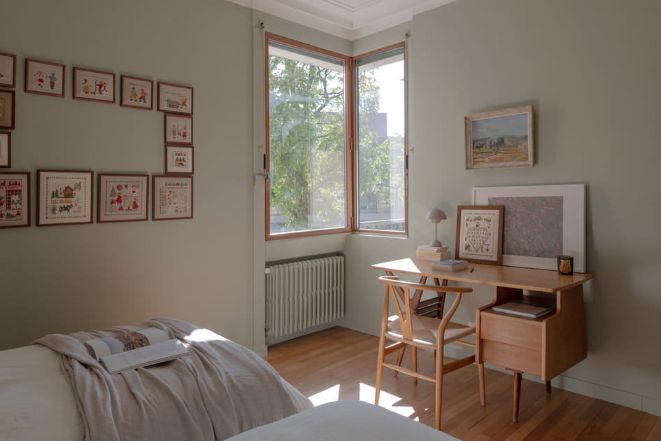 Apr&egrave;s&nbsp;: une chambre aux couleurs douces avec de jolies pi&egrave;ces d&eacute;co