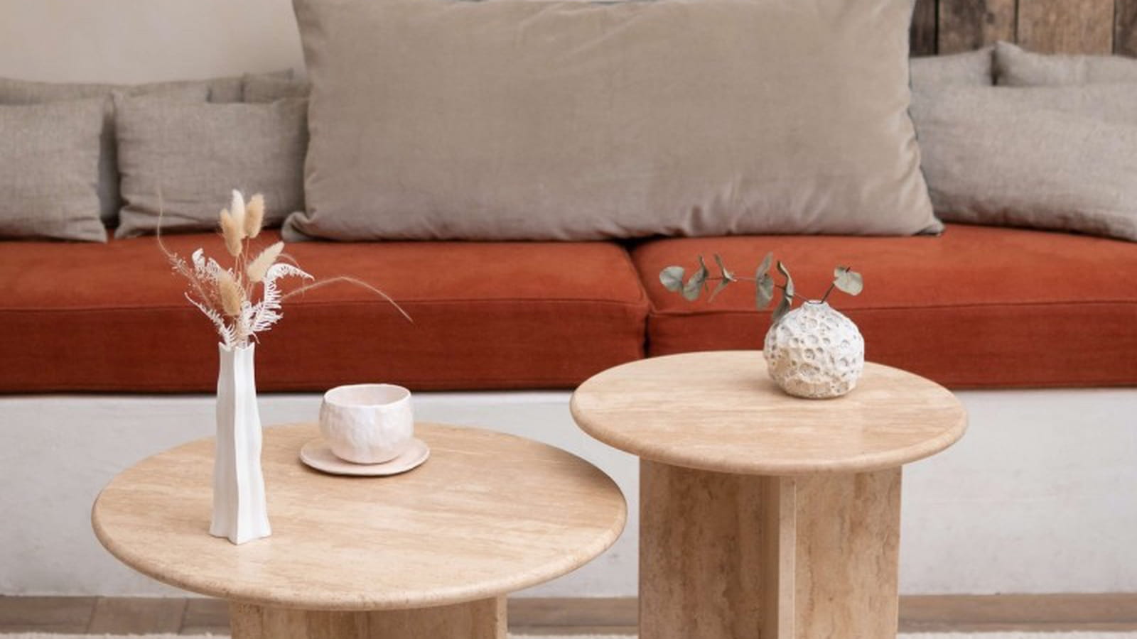 Le mobilier en travertin