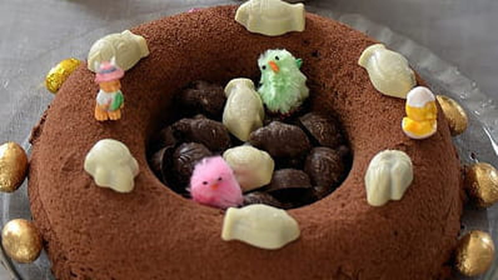 Nid de Pâques au chocolat