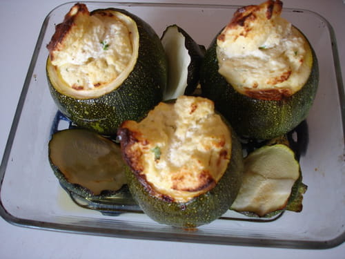 Courgettes farcies à la ricotta