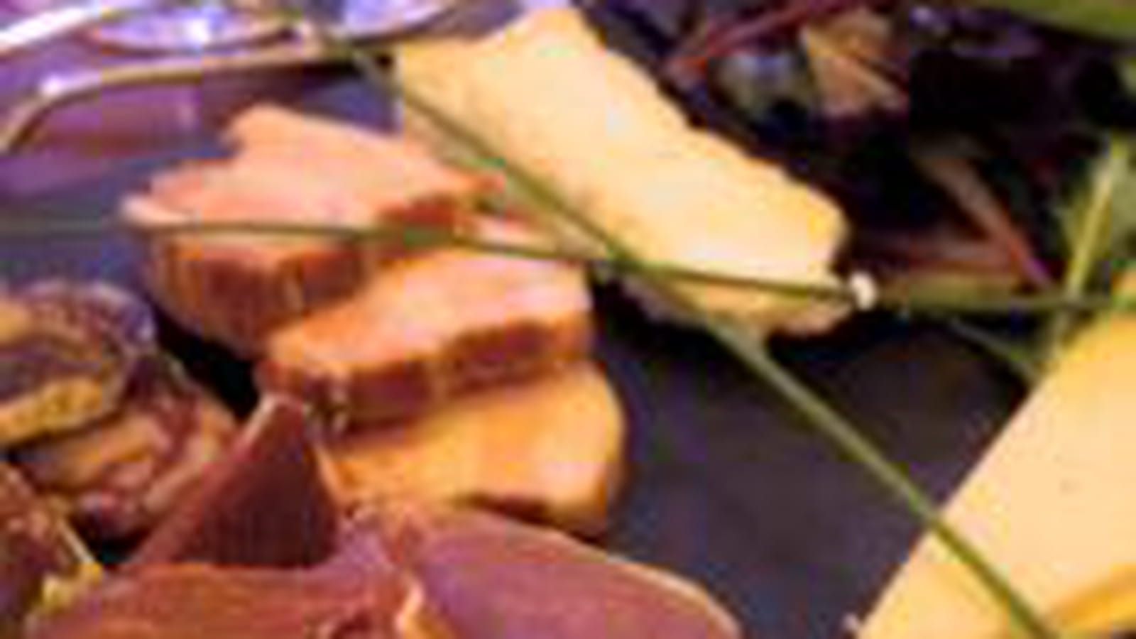 Plateau charcuterie du petit déjeuner