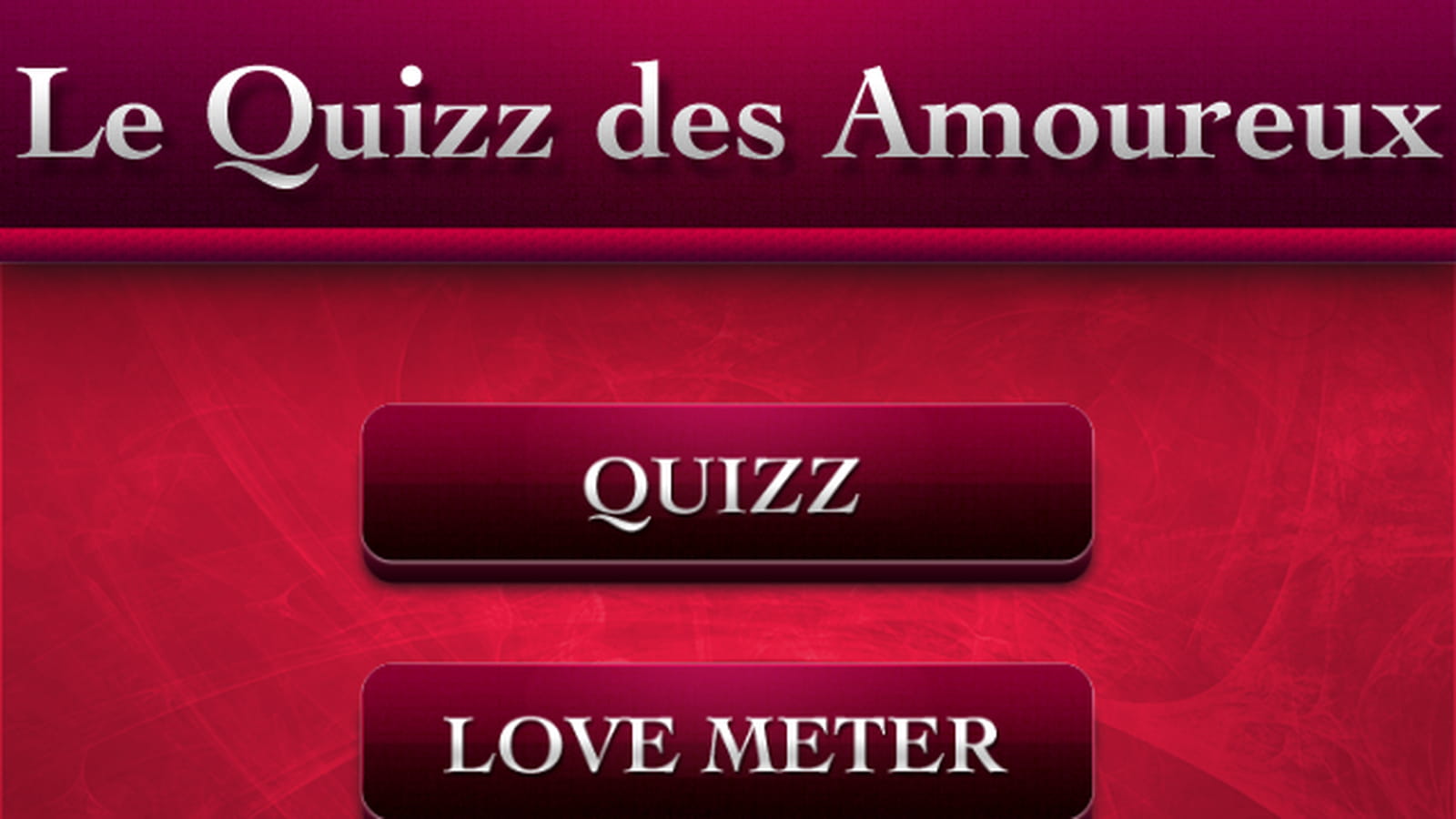 Le quizz des amoureux