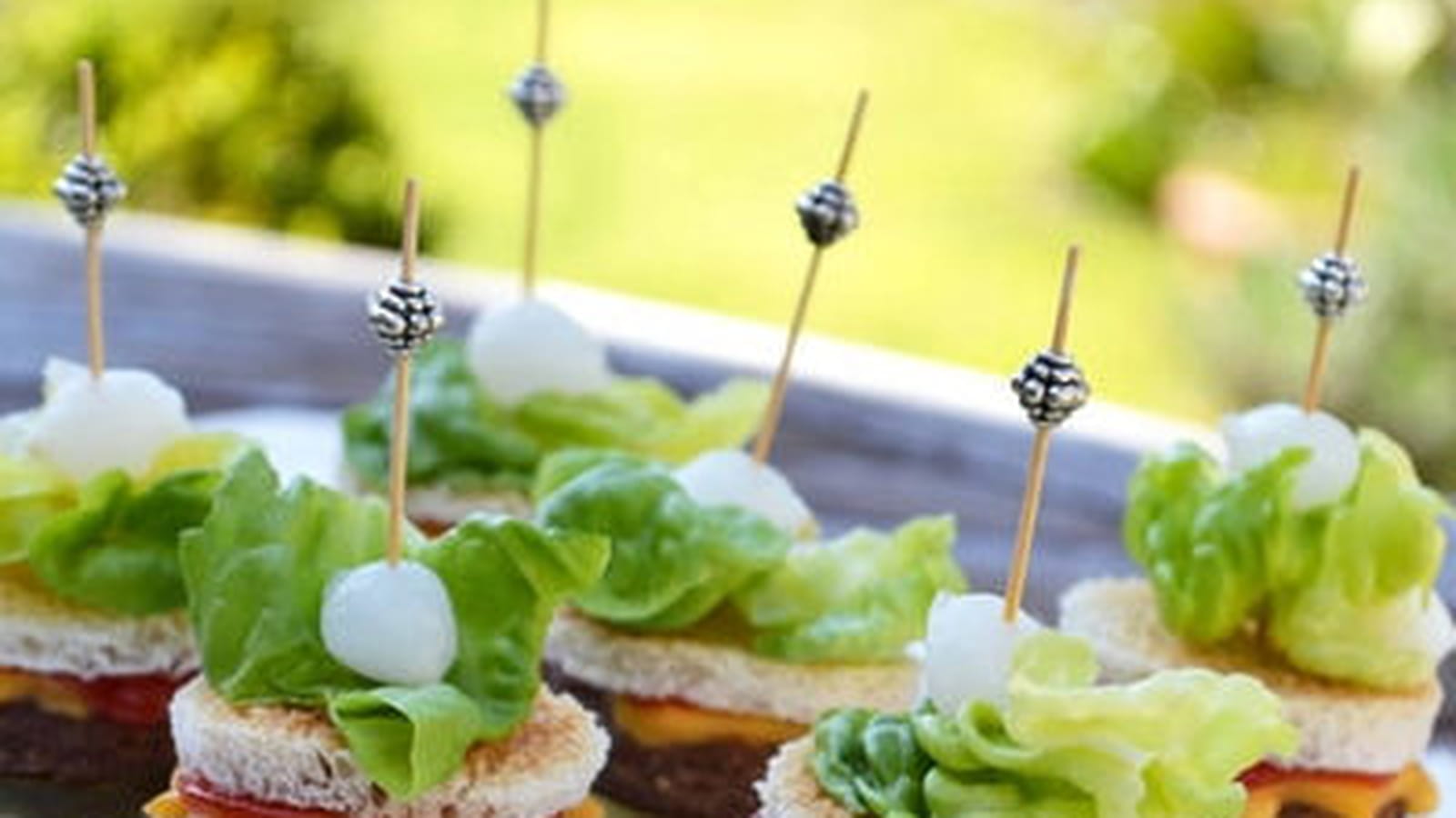 Mini burgers apéritifs
