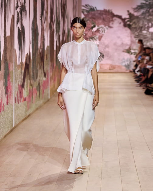 Look 3&nbsp;du d&eacute;fil&eacute; Dior haute couture automne-hiver 2023-2024