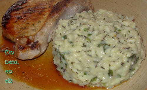 Risotto aux fanes de radis