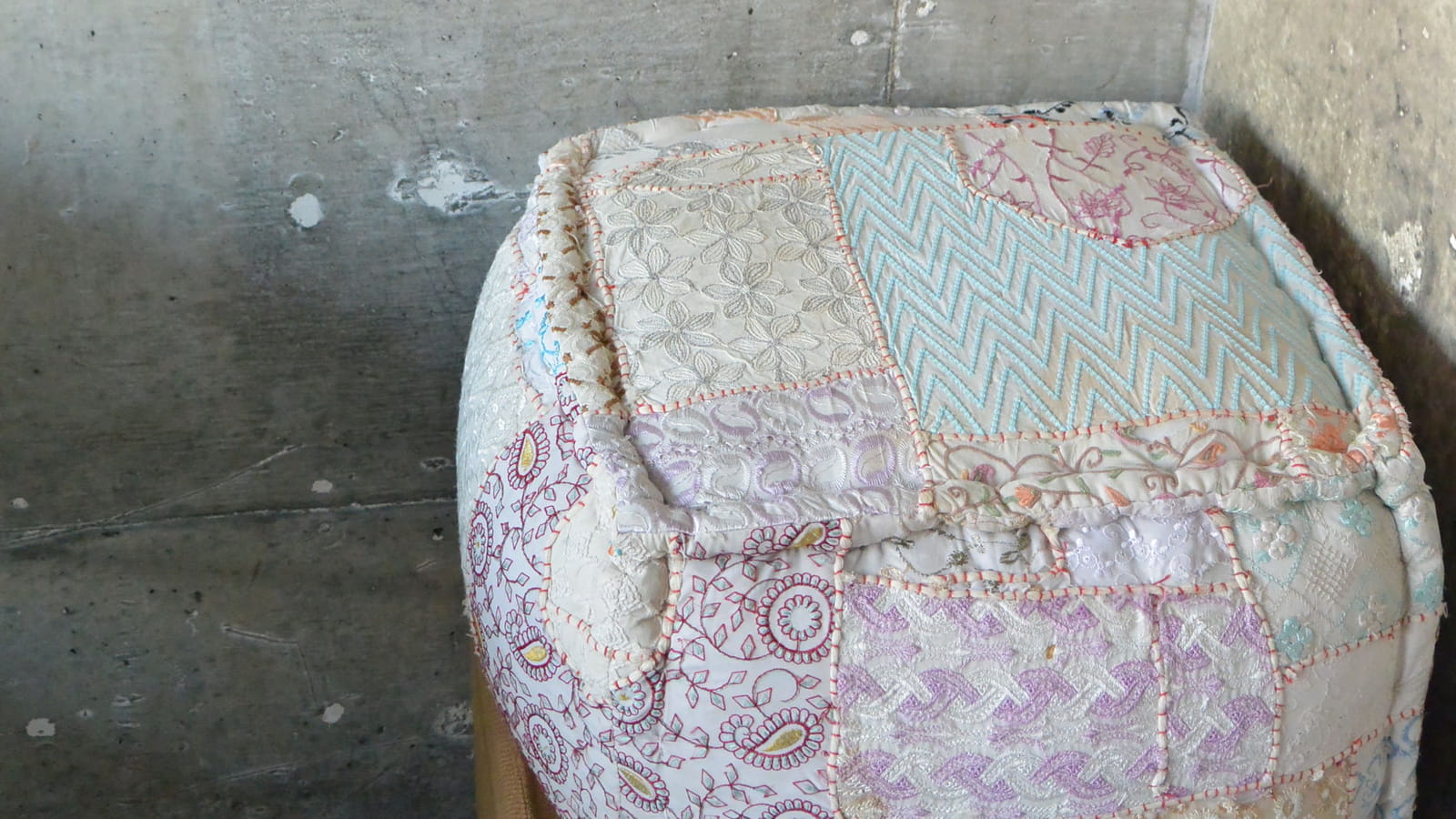 Pouf bohème