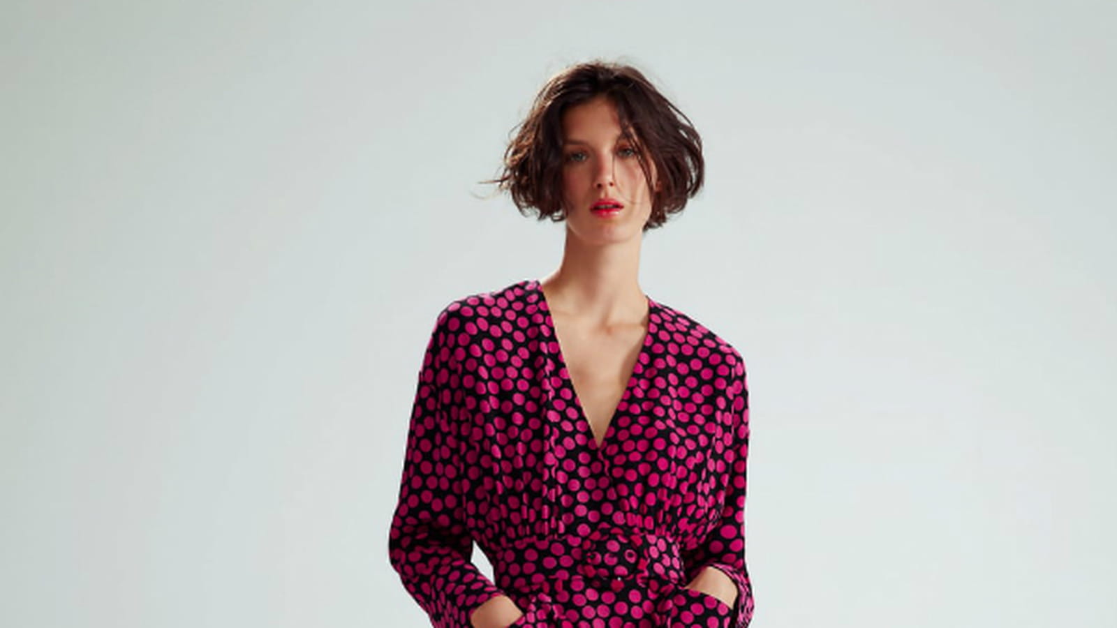Robe à pois 