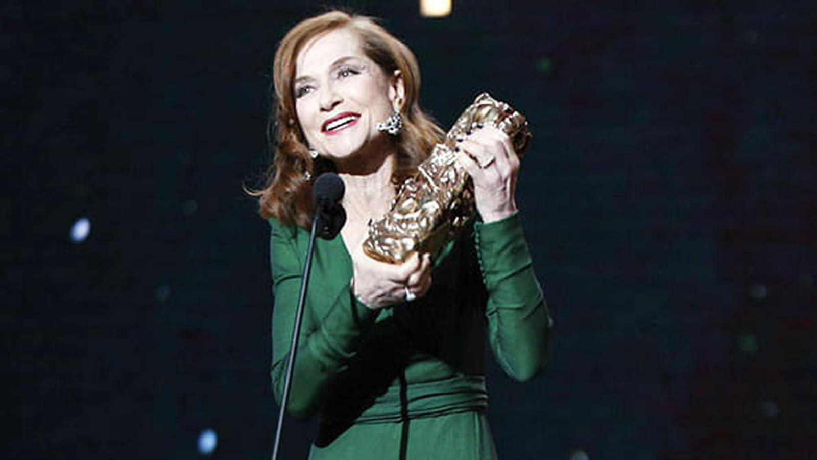 Isabelle Huppert le 24 février 2017