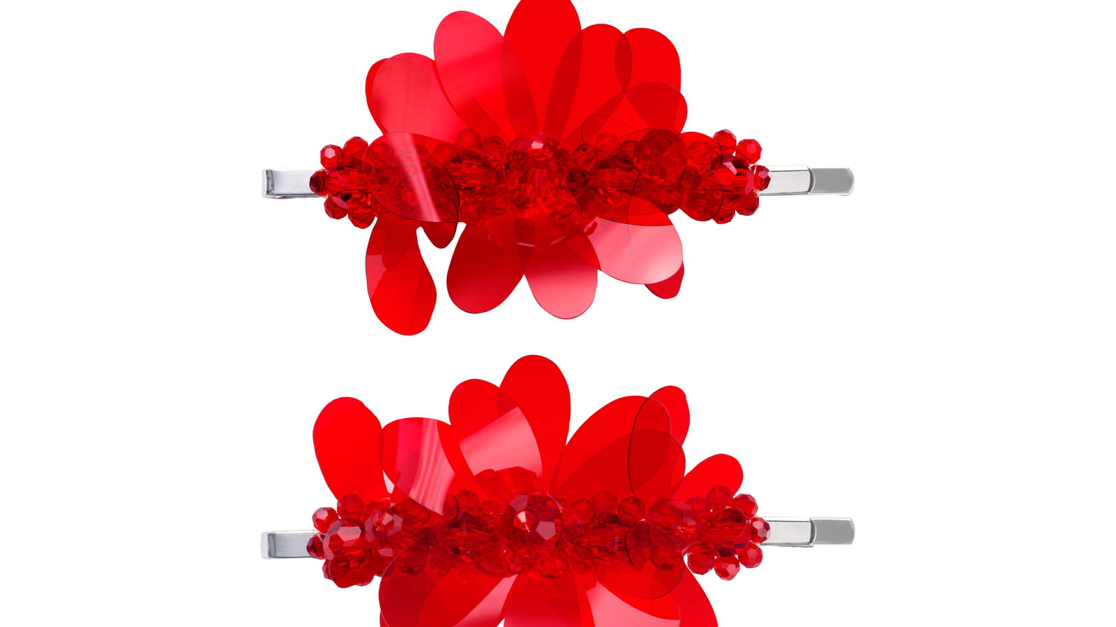 Barrettes à perles 