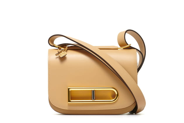 Sac à main en cuir lisse