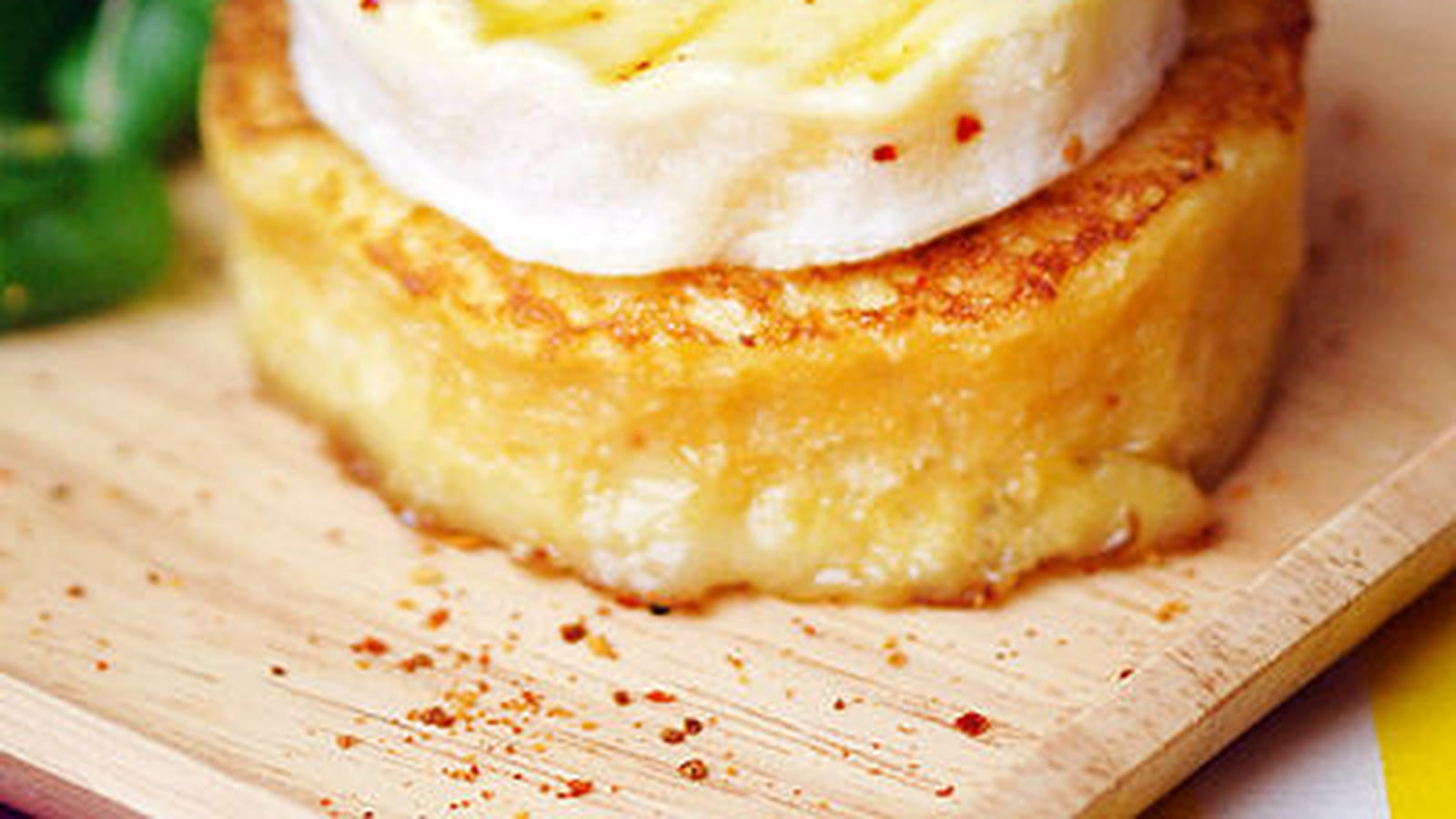 Pain perdu aux épices douces et Cabécou du Périgord moelleux