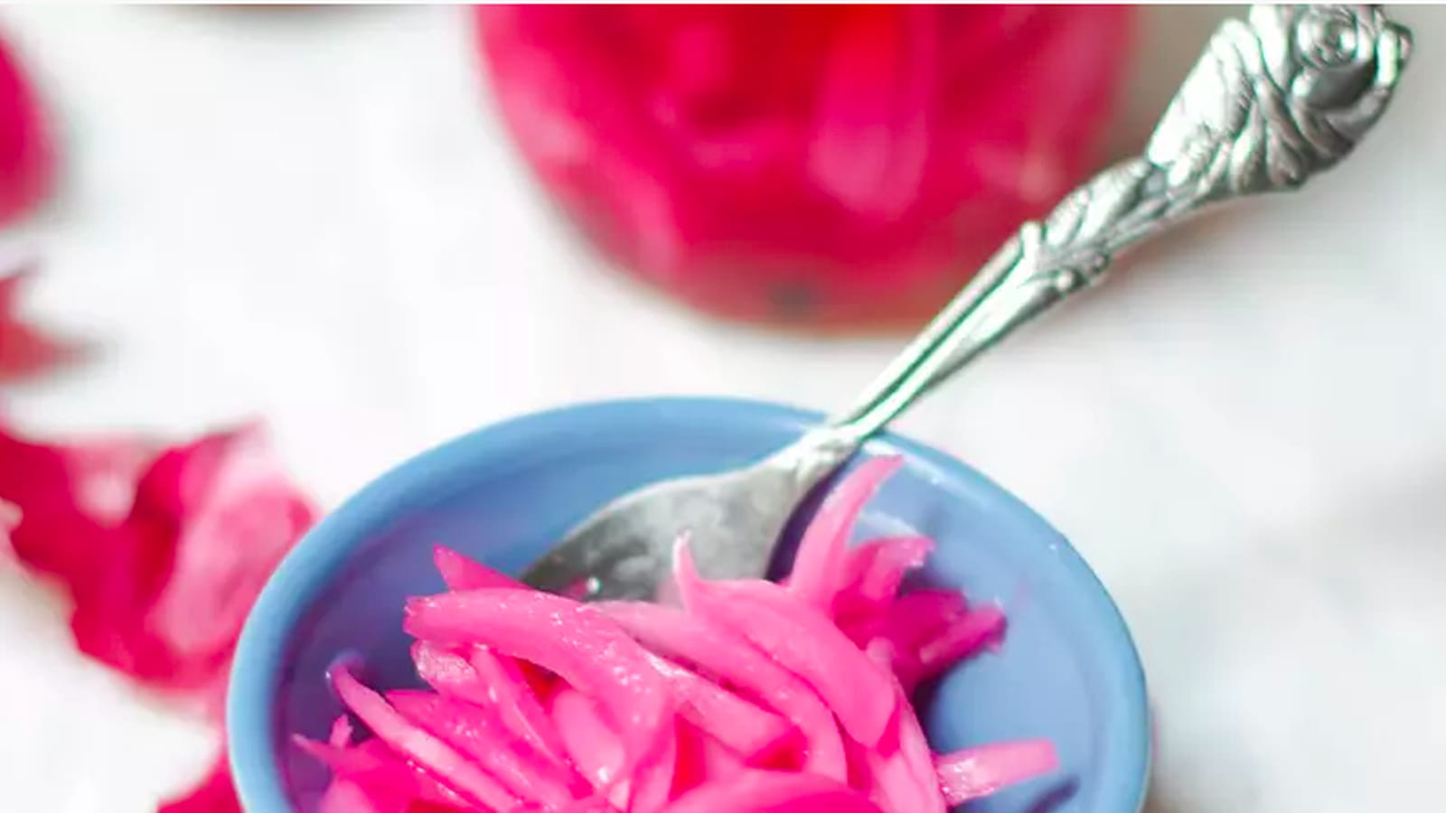 Pickles d'oignon rouge