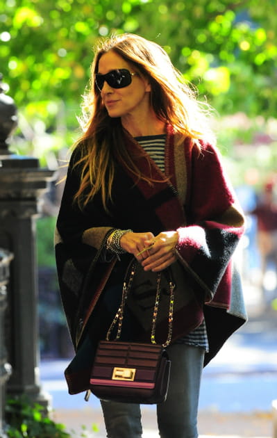 Sarah Jessica Parker et son "Poincaré" de Elie Saab