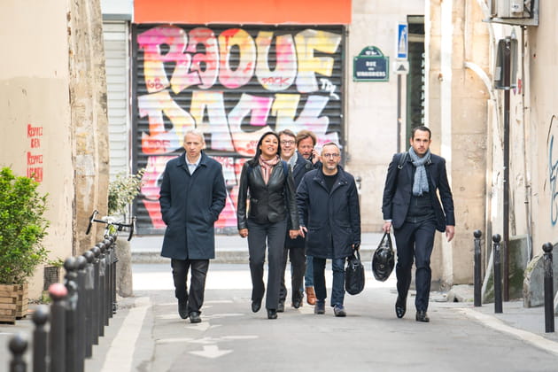 Des membres du Parti Socialiste et de La France Insoumise se r&eacute;unissent &agrave; Paris, le 27&nbsp;avril
