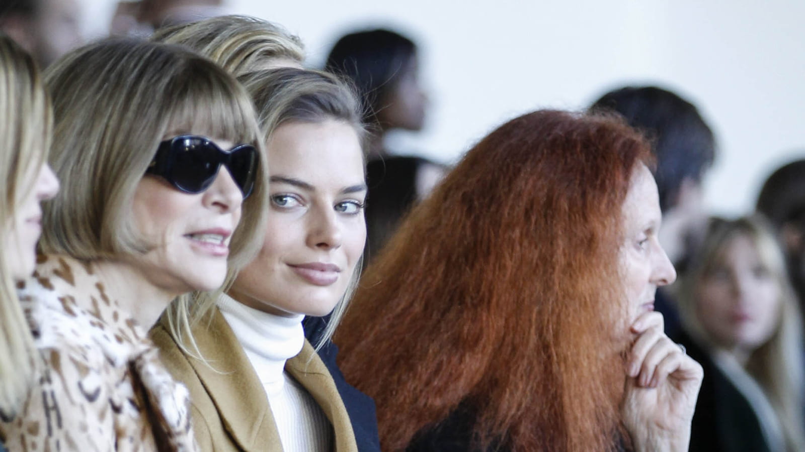 Anna Wintour, Margot Robbie et Grace Coddington