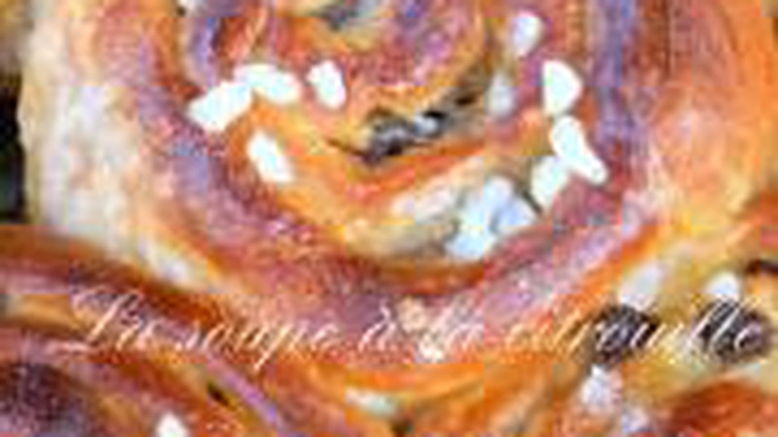 Chelsea buns poires-chocolat