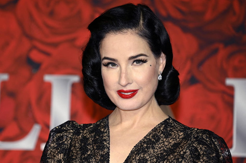 Le carr&eacute; crant&eacute; de Dita Von Teese