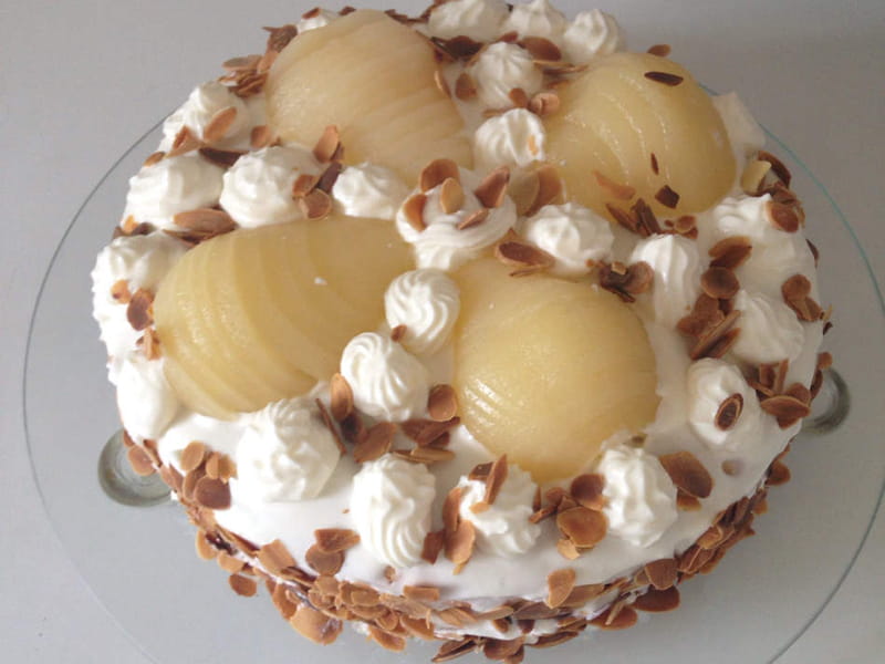 Poirier Gateau Aux Poires Et A La Mascarpone