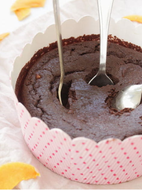 G&acirc;teau mousseux chocolat courge, sans beurre