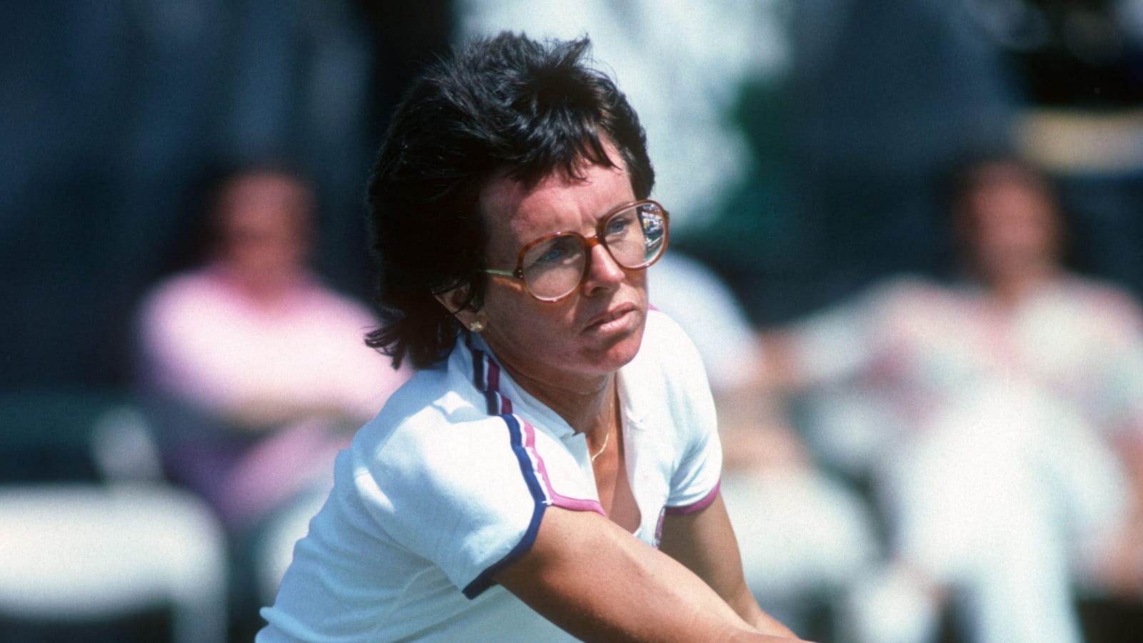 Billie Jean King à l’US Open en 1979