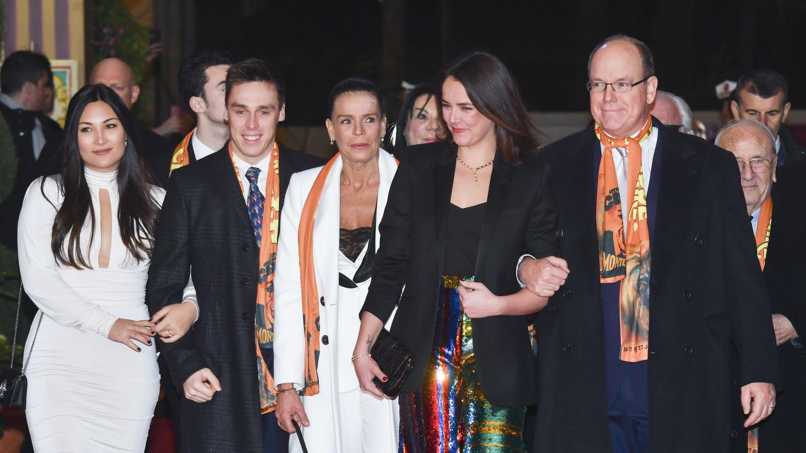 Marie Chevallier, Louis Ducruet, Stéphanie de Monaco, Pauline Ducruet et Albert de Monaco