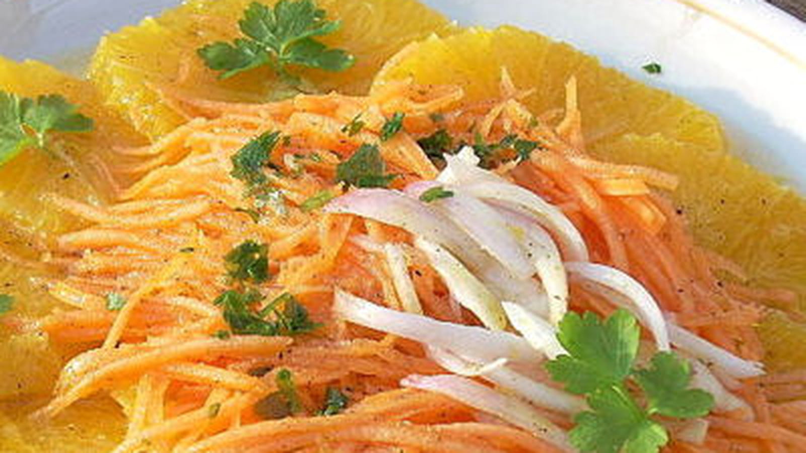 Carottes râpées en salade