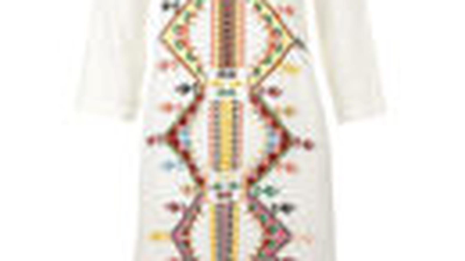 Robe tunique aztèque Kate moss et Topshop