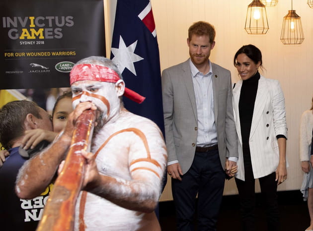 Harry, Meghan et un didgeridoo à Sidney