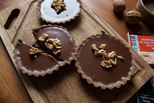Tartelettes chocolat au lait au sarrasin