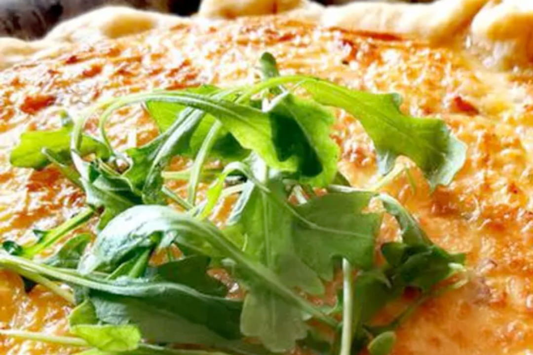 Quiche chèvre et lardons