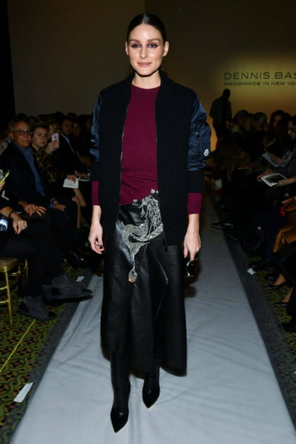 Olivia Palermo au d&eacute;fil&eacute; Dennis Basso