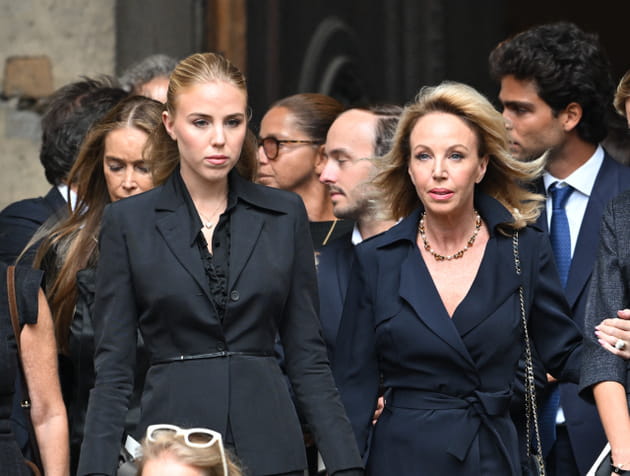 La princesse Maria Carolina de Bourbon des Deux-Siciles aux obs&egrave;ques de Mathilde Favier