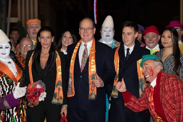 Albert II de Monaco, sa soeur et son neveu au cirque
