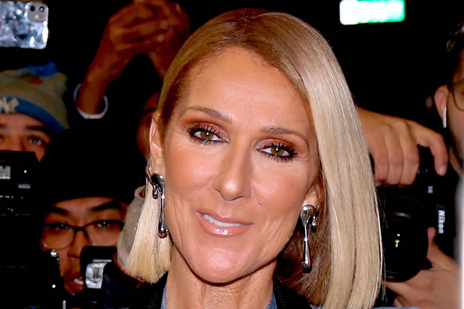 C&eacute;line Dion, coquette avec son fard &agrave; paupi&egrave;res ros&eacute;