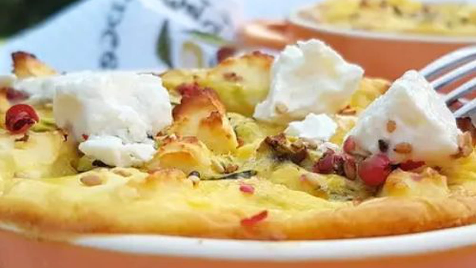 Clafoutis courgettes et feta