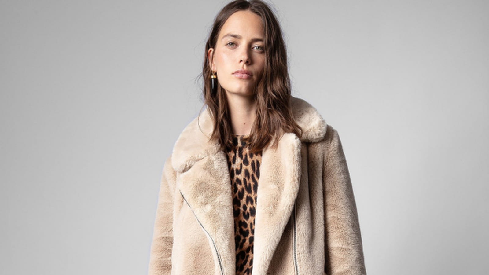 Manteau en fausse fourrure Zadig & Voltaire