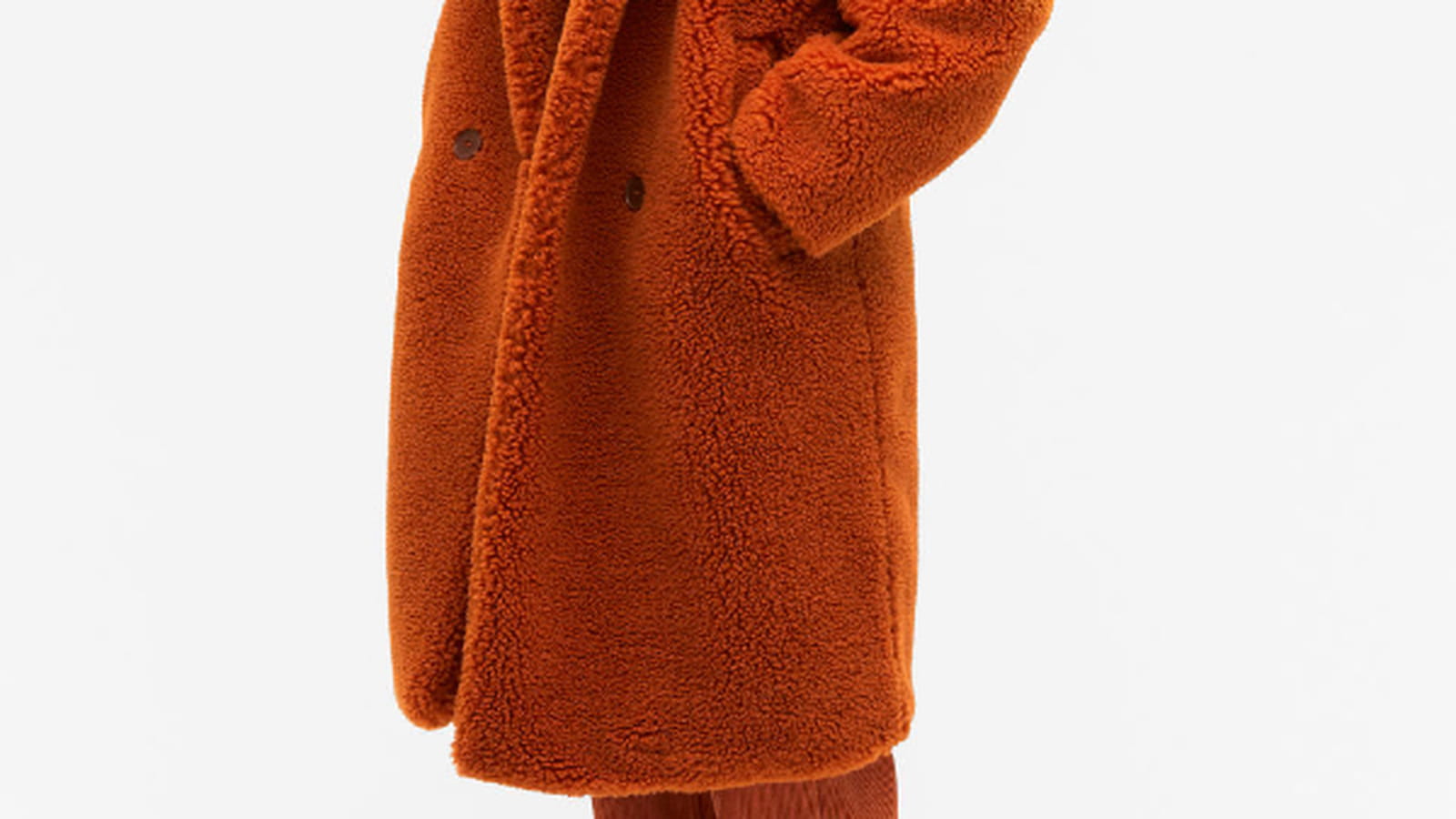 Manteau en fausse fourrure Monki