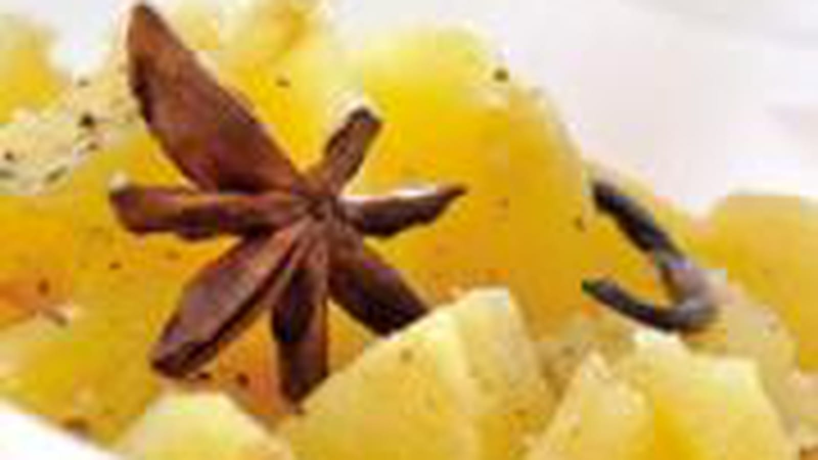Papillote d'ananas aux épices