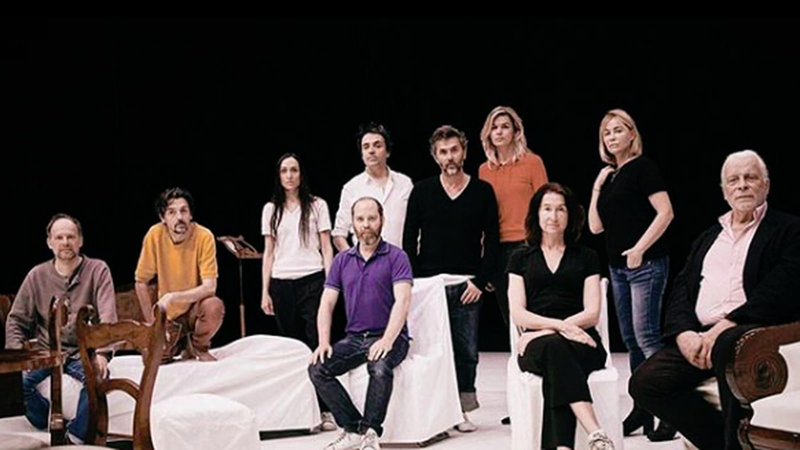 Laurent Poitrenaux, Pascal Rambert, Marie-Sophie Ferdane, Pauline Roussille, Emmanuelle Béart, Jacques Weber