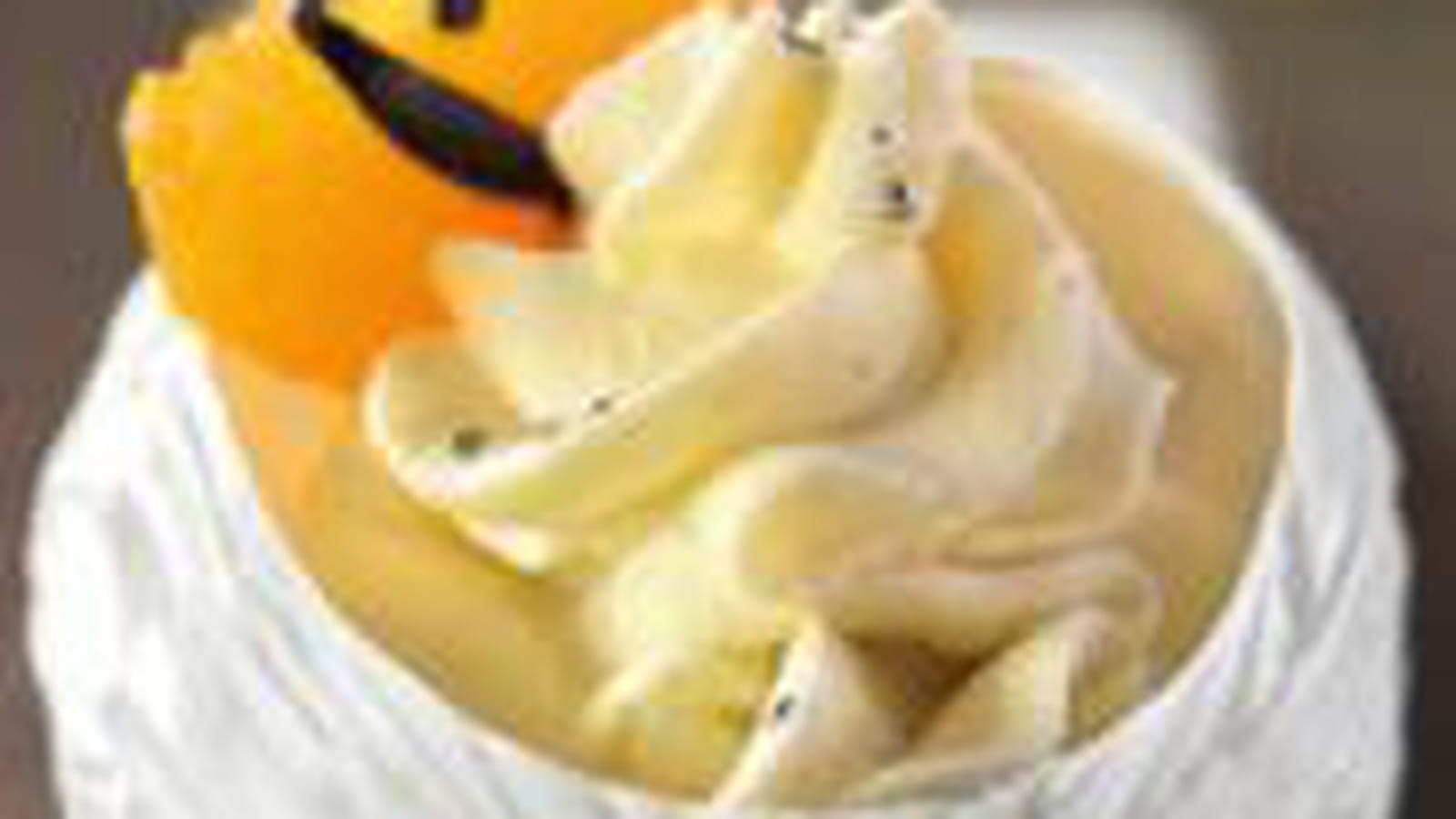 Crème chantilly Mozart orange