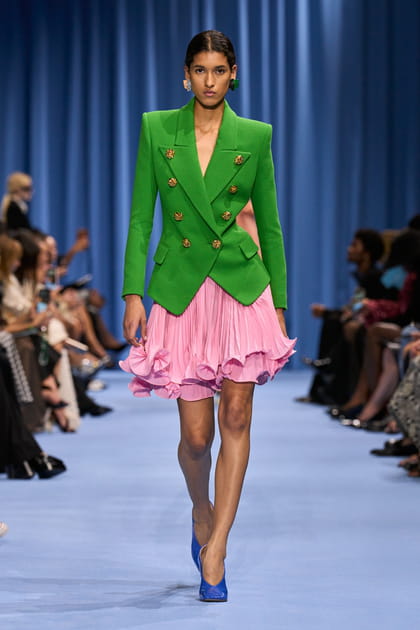 Look 12&nbsp;du d&eacute;fil&eacute; Balmain printemps-&eacute;t&eacute; 2024