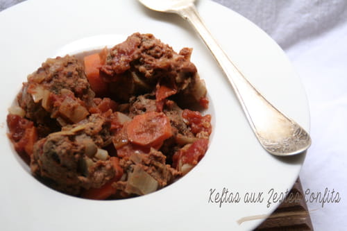 Keftas au citron confit