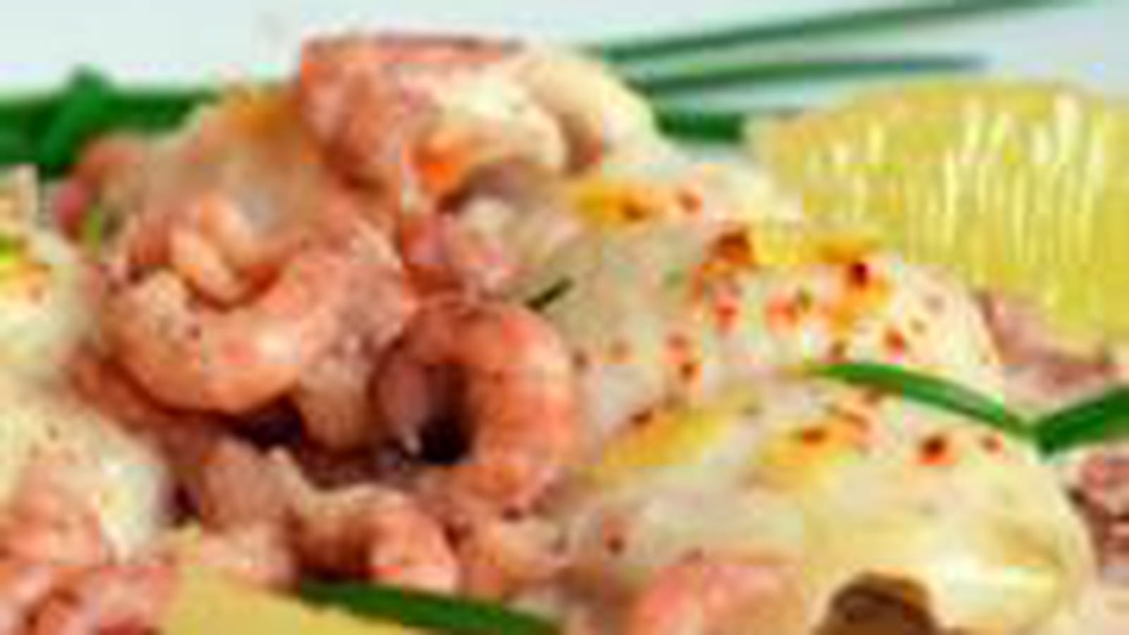 Filets de sole, crevettes grises et sauce au Porto