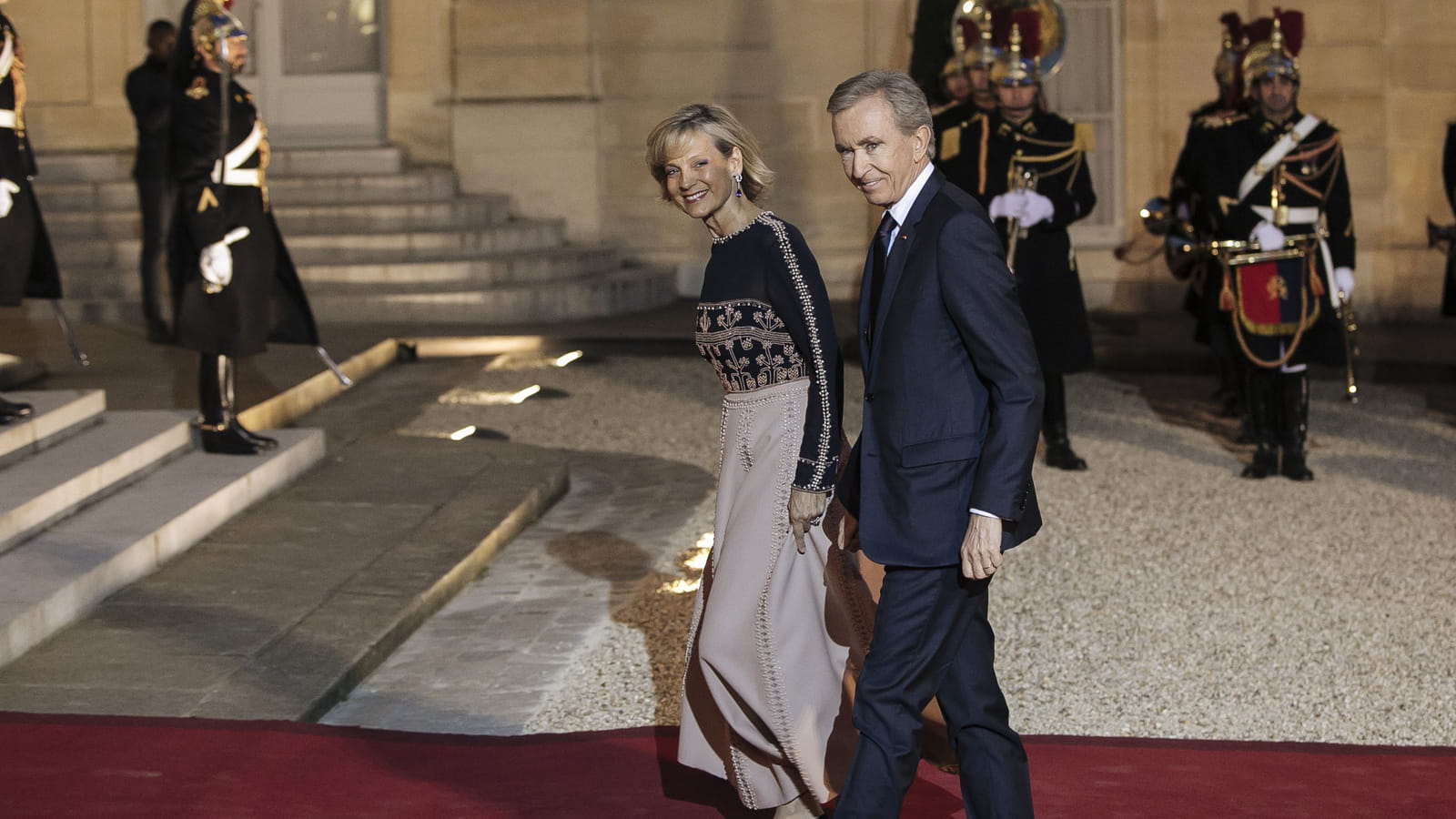 Bernard Arnault et Hélène Mercier