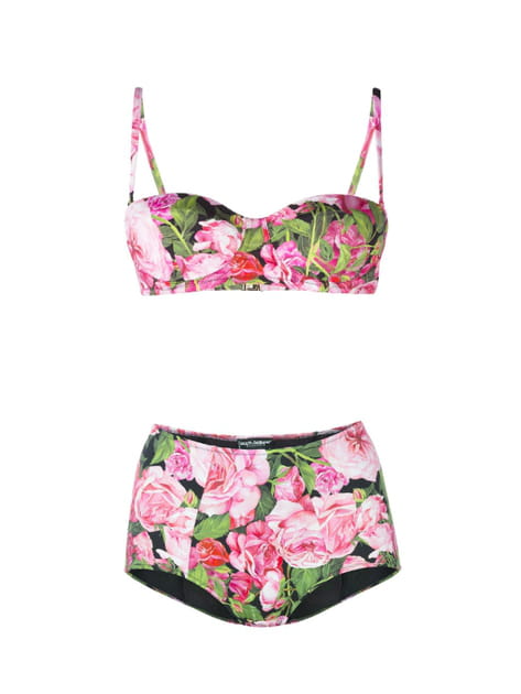 Bikini rose de Dolce and Gabbana