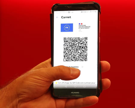 Photo du pass sanitaire (QRCODE)